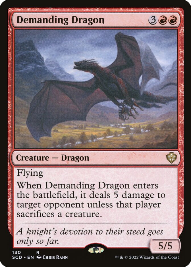 Dragão Reivindicativo / Demanding Dragon - Magic: The Gathering - MoxLand