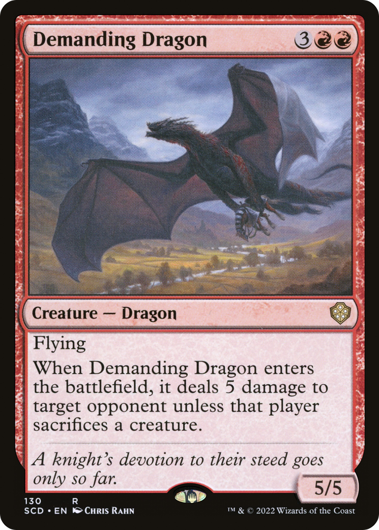 Dragão Reivindicativo / Demanding Dragon - Magic: The Gathering - MoxLand