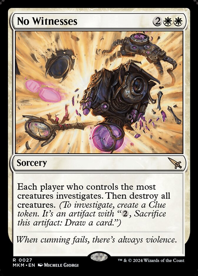 Sem Testemunhas / No Witnesses - Magic: The Gathering - MoxLand