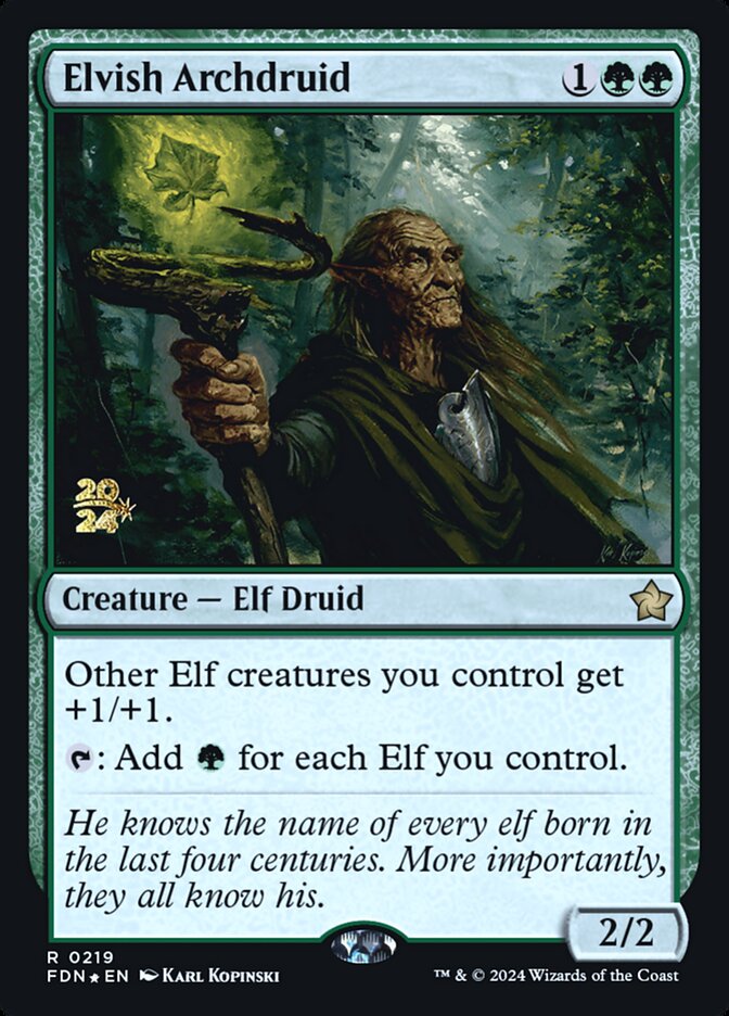 Arqueodruida Elfo / Elvish Archdruid - Magic: The Gathering - MoxLand