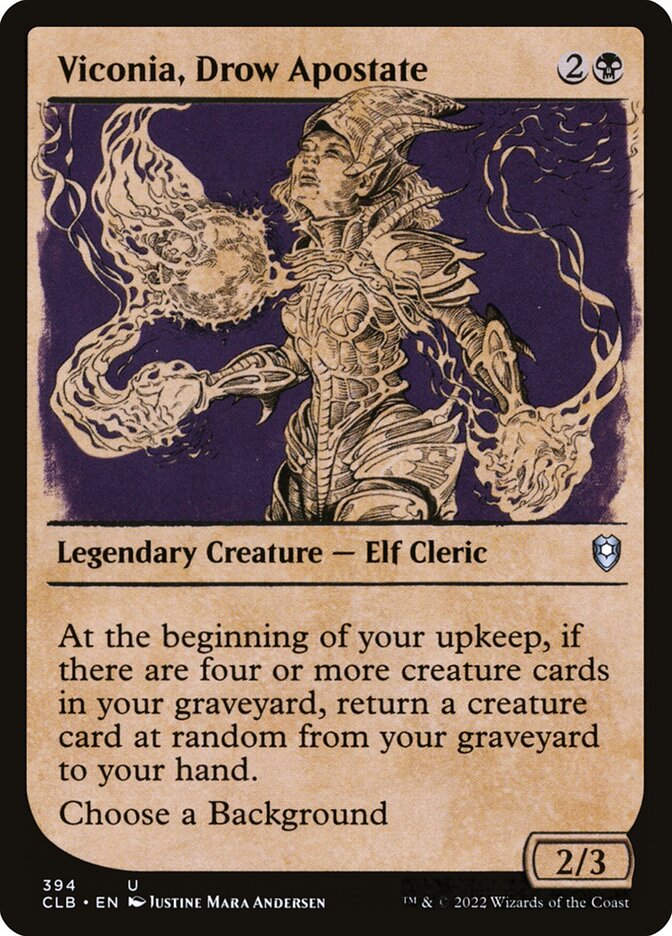 Viconia, Apóstata Drow / Viconia, Drow Apostate - Magic: The Gathering - MoxLand