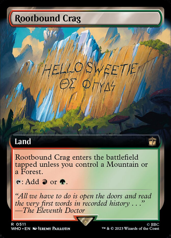 Penhasco do Raizame / Rootbound Crag - Magic: The Gathering - MoxLand