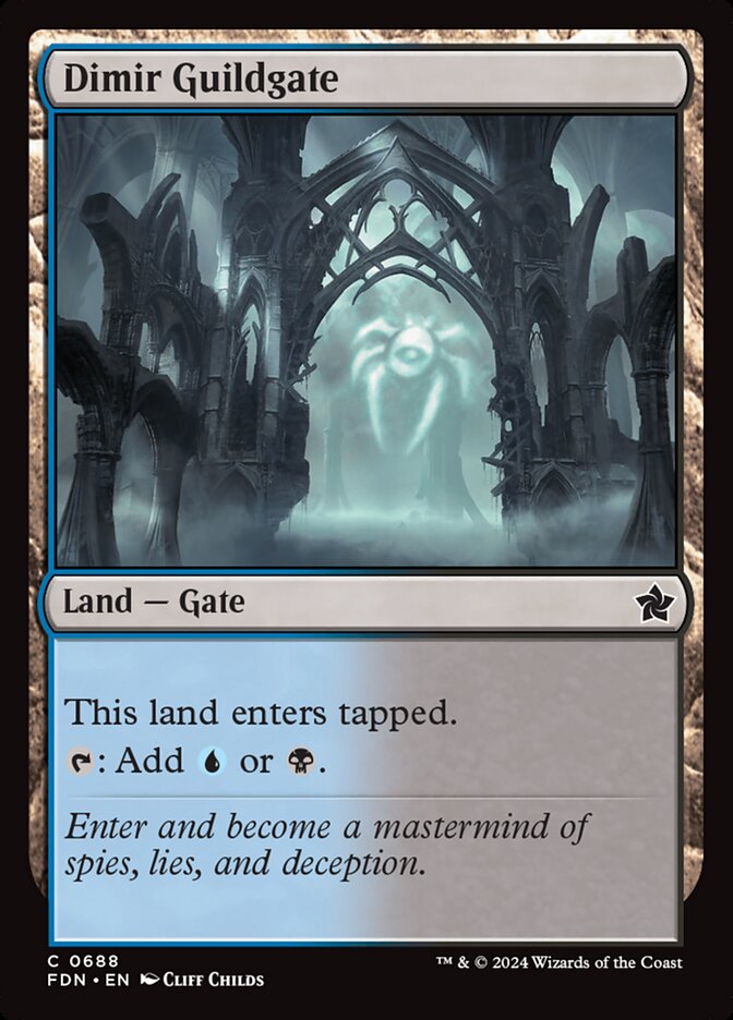 Portão da Guilda Dimir / Dimir Guildgate - Magic: The Gathering - MoxLand