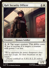 Raft Security Officer - Magic: The Gathering - MoxLand