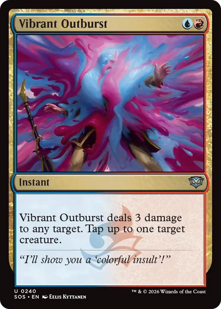 Vibrant Outburst - Magic: The Gathering - MoxLand