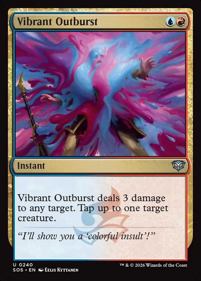Vibrant Outburst - Magic: The Gathering - MoxLand