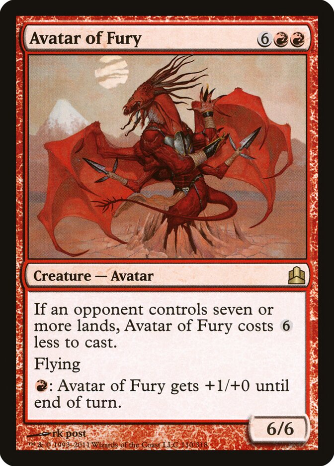 Avatar da Fúria / Avatar of Fury - Magic: The Gathering - MoxLand