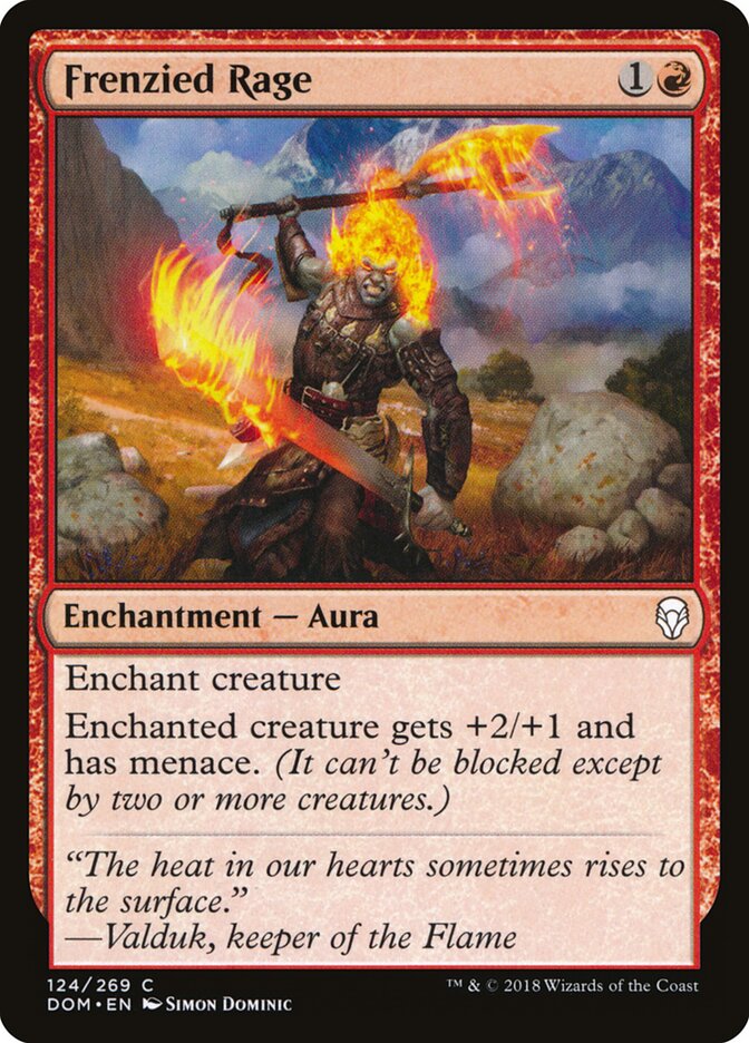 Fúria Frenética / Frenzied Rage - Magic: The Gathering - MoxLand