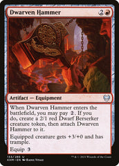 Martelo dos Anões / Dwarven Hammer - Magic: The Gathering - MoxLand