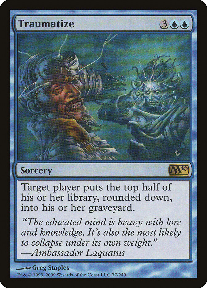 Traumatizar / Traumatize - Magic: The Gathering - MoxLand
