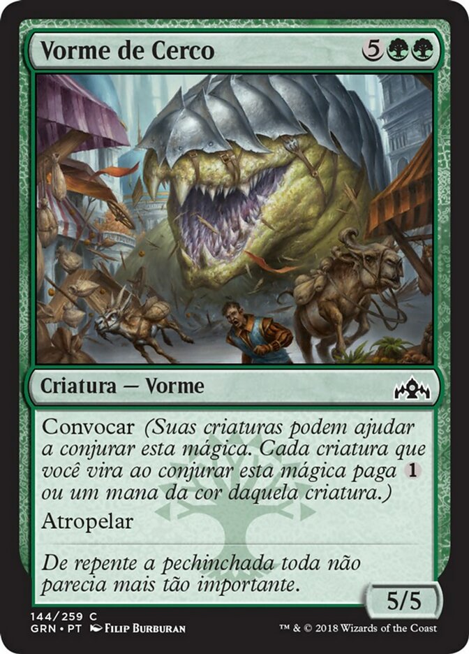 Vorme de Cerco / Siege Wurm - Magic: The Gathering - MoxLand