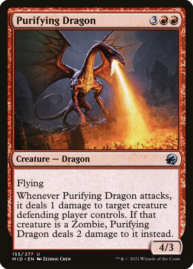 Dragão Purificador / Purifying Dragon - Magic: The Gathering - MoxLand