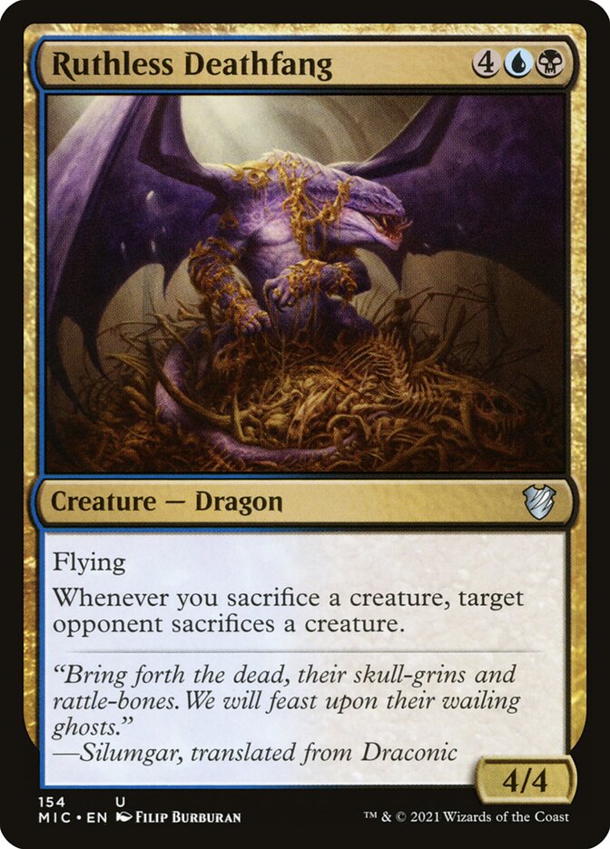 Presa Mortal Inclemente / Ruthless Deathfang - Magic: The Gathering - MoxLand
