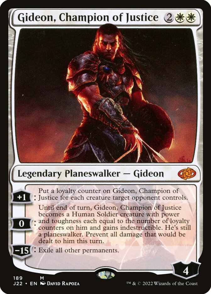 Gideon, Campeão da Justiça / Gideon, Champion of Justice - Magic: The Gathering - MoxLand