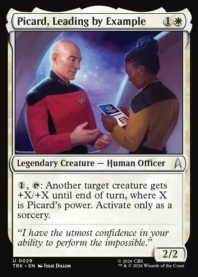 Picard, Leading by Example - Magic: The Gathering - MoxLand