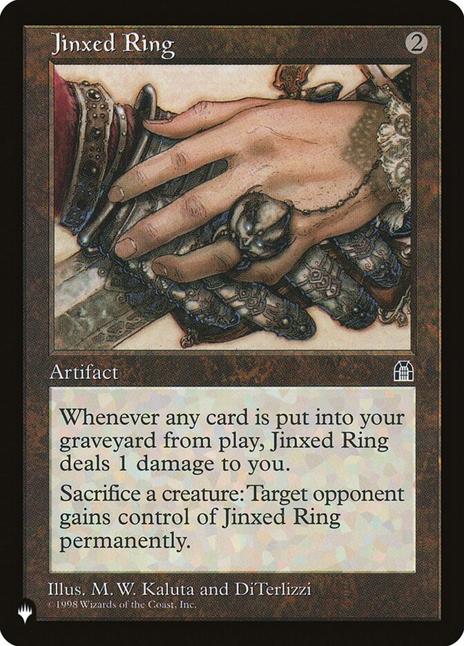 Anel Amaldicoado / Jinxed Ring - Magic: The Gathering - MoxLand