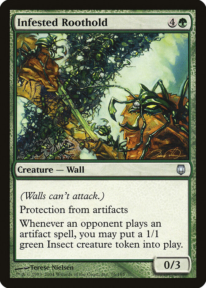 Rizoforte Infestado / Infested Roothold - Magic: The Gathering - MoxLand