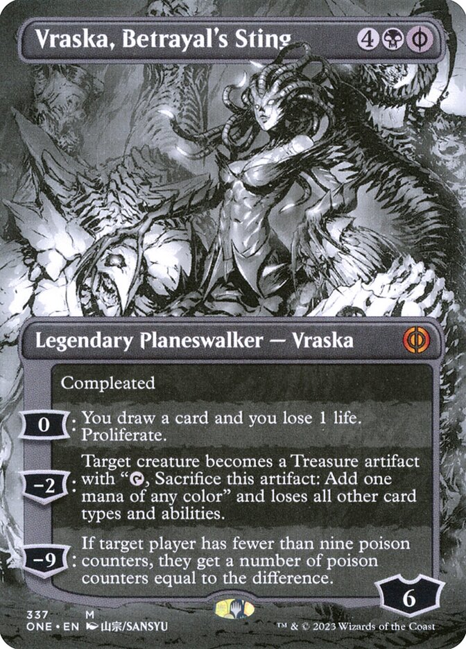 Vraska, Ferrão da Traição / Vraska, Betrayal's Sting - Magic: The Gathering - MoxLand