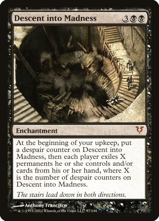 Descida para a Loucura / Descent into Madness - Magic: The Gathering - MoxLand