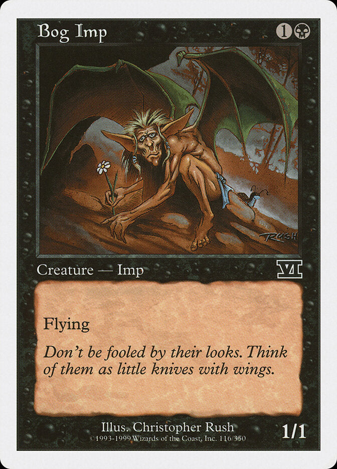 Diabrete do Pântano / Bog Imp - Magic: The Gathering - MoxLand