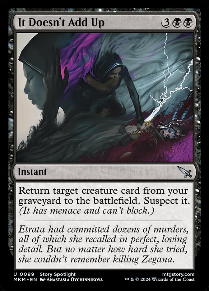 Não Faz Sentido / It Doesn't Add Up - Magic: The Gathering - MoxLand