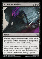 Não Faz Sentido / It Doesn't Add Up - Magic: The Gathering - MoxLand