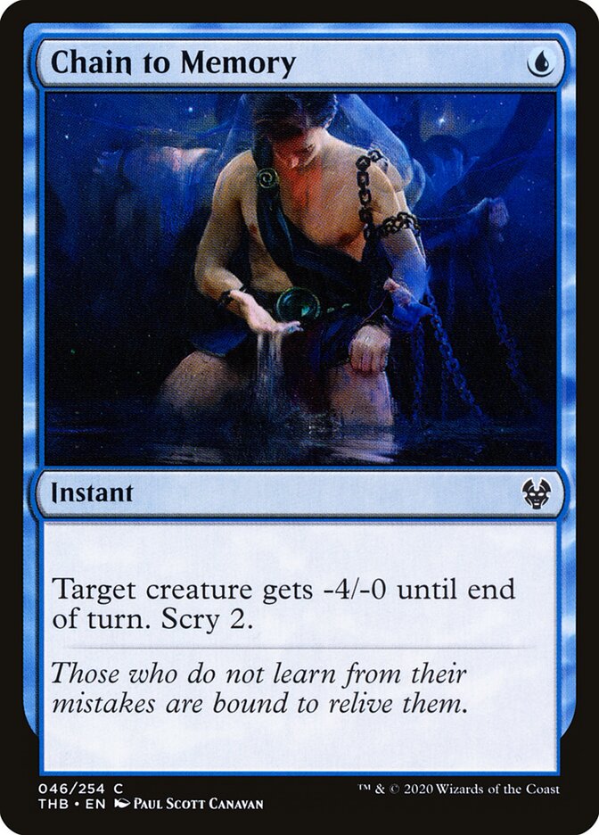 Acorrentar à Memória / Chain to Memory - Magic: The Gathering - MoxLand