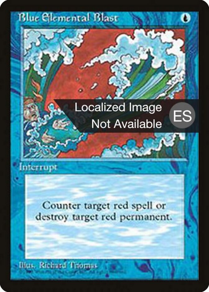 Maldição do Elemental Azul / Blue Elemental Blast - Magic: The Gathering - MoxLand