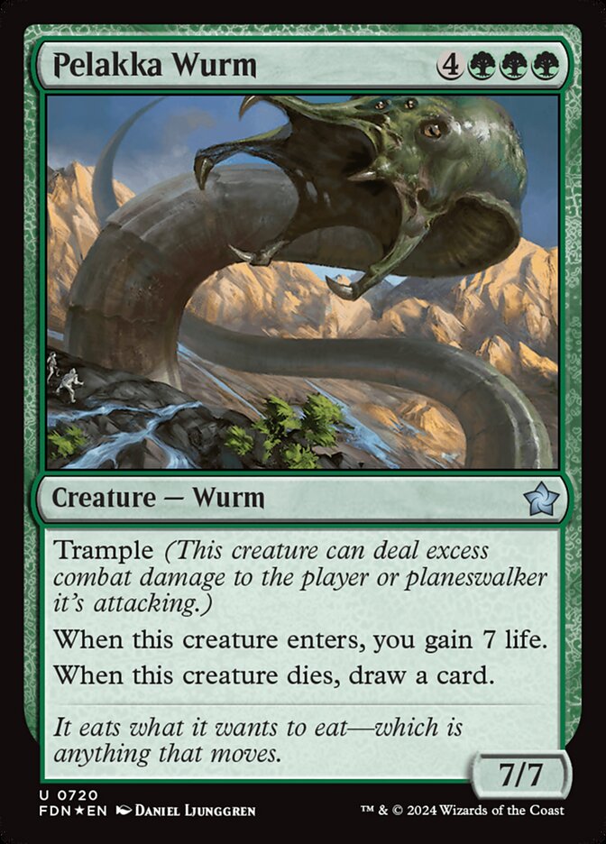 Vorme de Pelakka / Pelakka Wurm - Magic: The Gathering - MoxLand