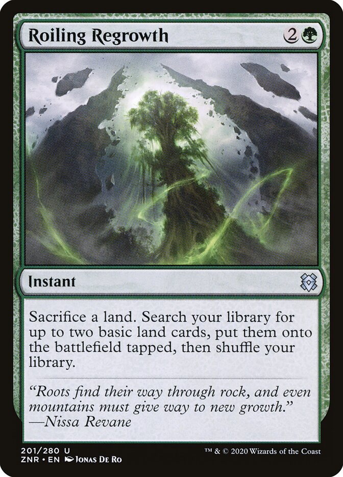 Recrescimento Turbilhonante / Roiling Regrowth - Magic: The Gathering - MoxLand