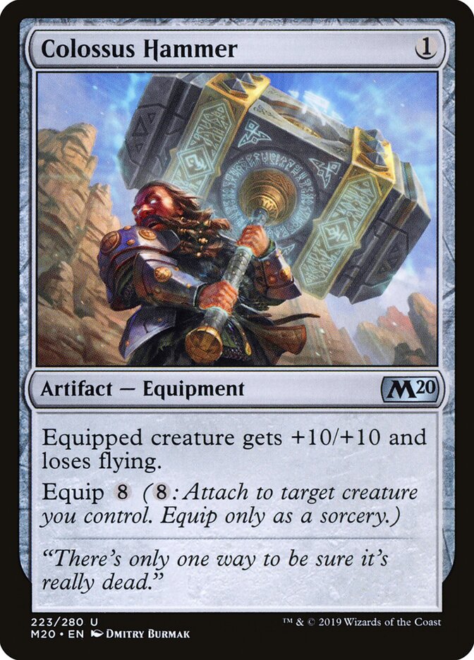 Martelo do Colosso / Colossus Hammer - Magic: The Gathering - MoxLand