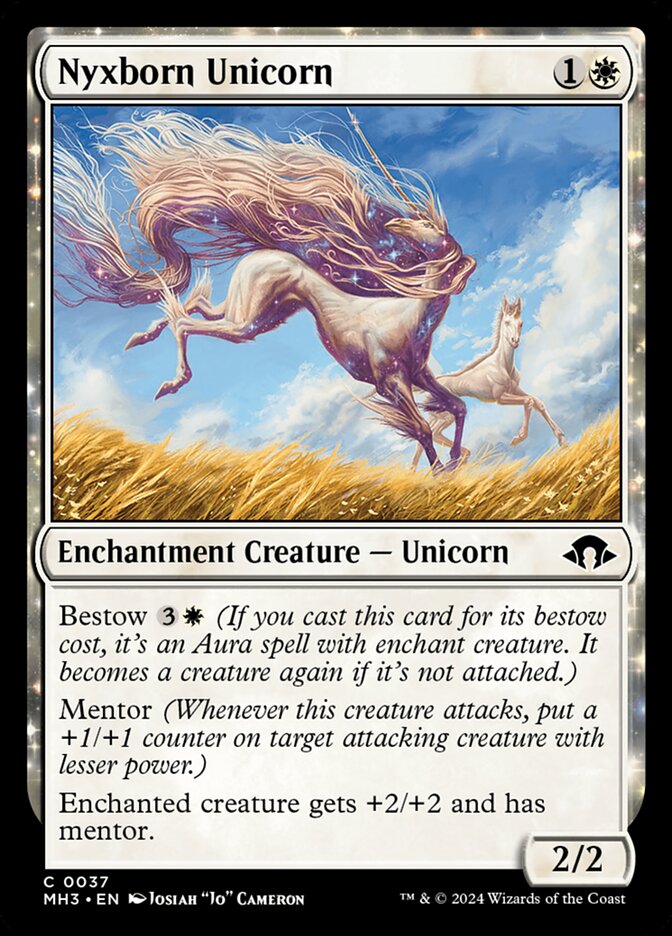 Unicórnio Nyxnato / Nyxborn Unicorn - Magic: The Gathering - MoxLand