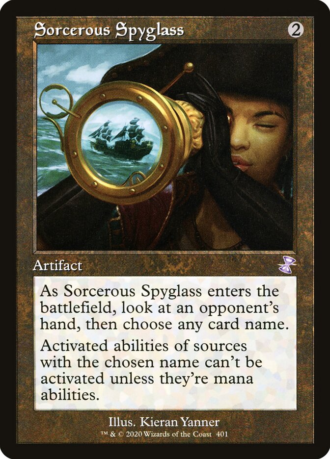 Luneta Enfeitiçada / Sorcerous Spyglass - Magic: The Gathering - MoxLand