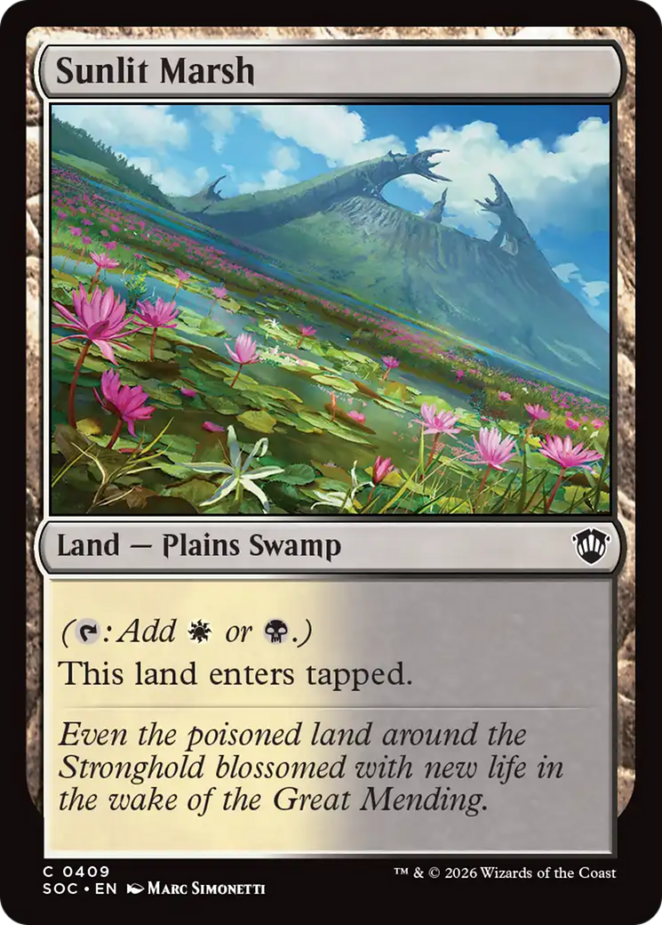 Charco Ensolarado / Sunlit Marsh - Magic: The Gathering - MoxLand