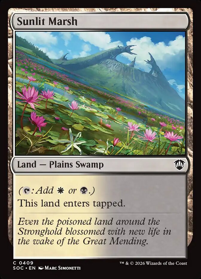 Charco Ensolarado / Sunlit Marsh - Magic: The Gathering - MoxLand