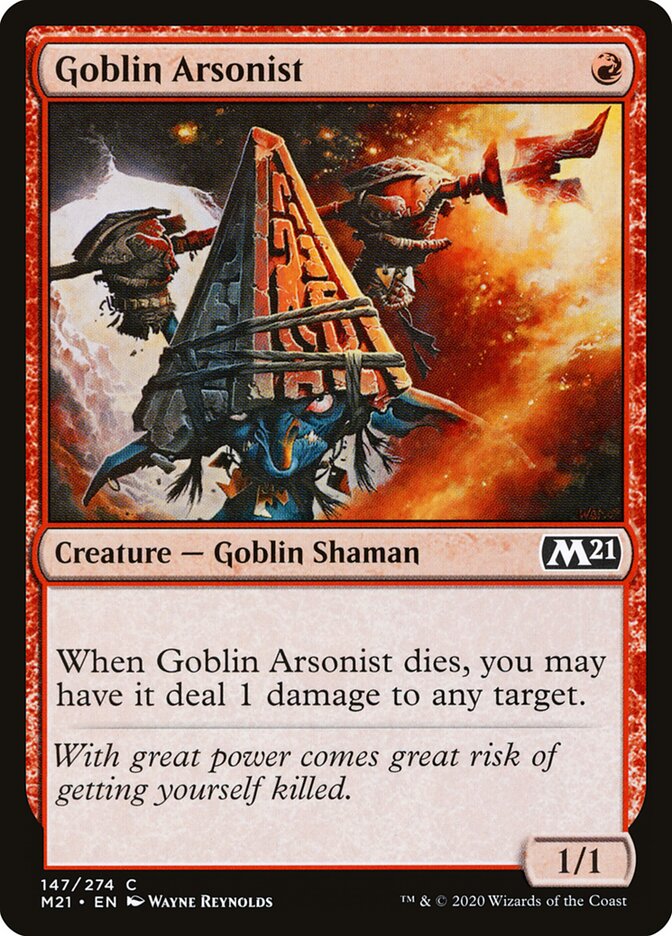 Pirômano Goblin / Goblin Arsonist - Magic: The Gathering - MoxLand