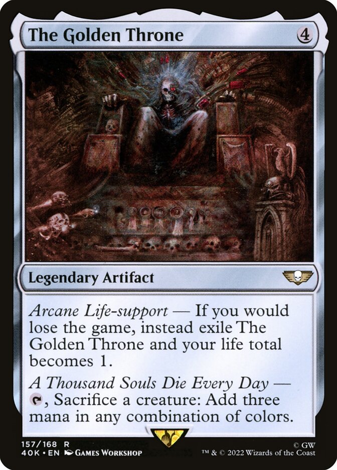 O Trono Dourado / The Golden Throne - Magic: The Gathering - MoxLand