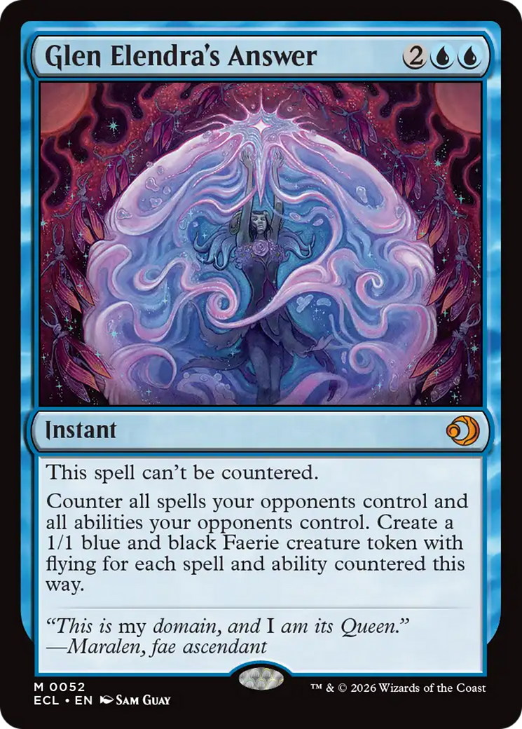 Resposta de Glen Elendra / Glen Elendra's Answer - Magic: The Gathering - MoxLand