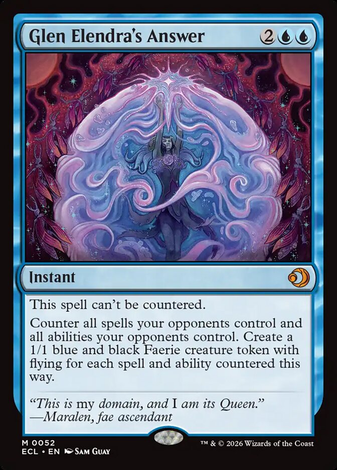 Resposta de Glen Elendra / Glen Elendra's Answer - Magic: The Gathering - MoxLand