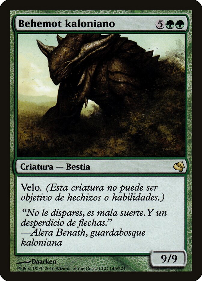 Behemoth de Kalonia / Kalonian Behemoth - Magic: The Gathering - MoxLand
