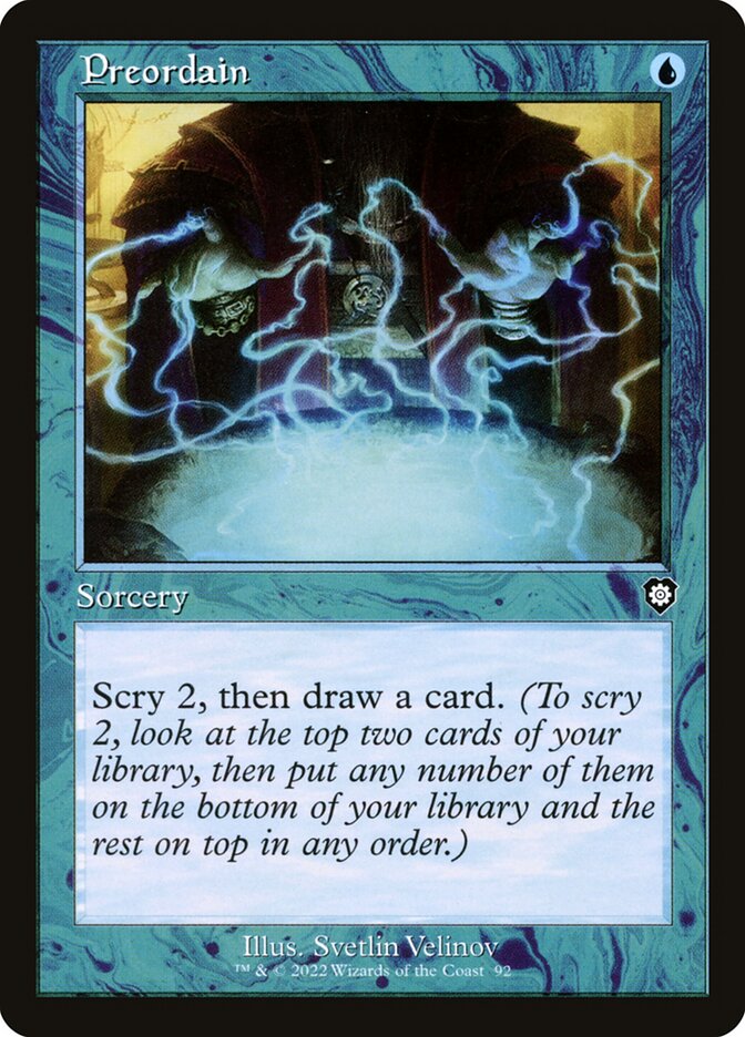 Preordenar / Preordain - Magic: The Gathering - MoxLand