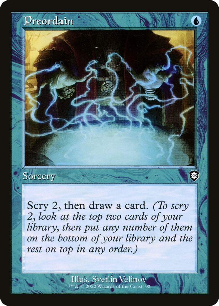 Preordenar / Preordain - Magic: The Gathering - MoxLand