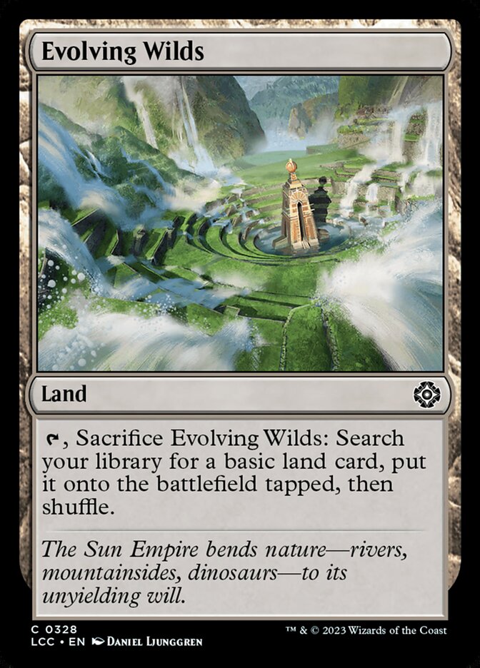 Terras em Desenvolvimento / Evolving Wilds - Magic: The Gathering - MoxLand