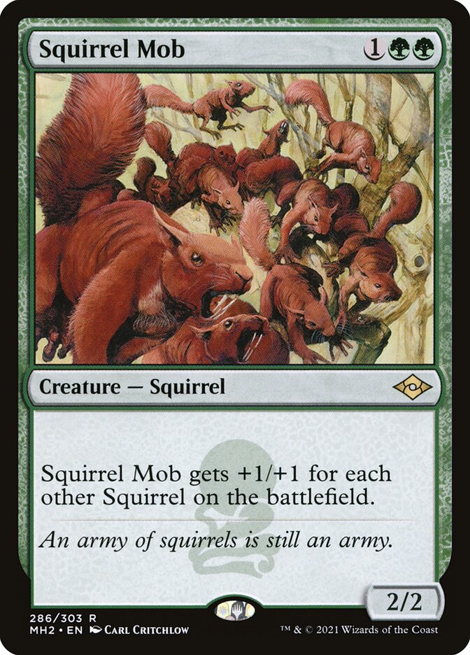 Turba de Esquilos / Squirrel Mob - Magic: The Gathering - MoxLand