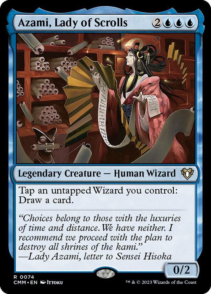 Azami, Dama dos Pergaminhos / Azami, Lady of Scrolls - Magic: The Gathering - MoxLand