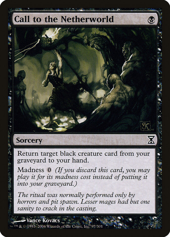 Chamado ao Mundo dos Mortos / Call to the Netherworld - Magic: The Gathering - MoxLand