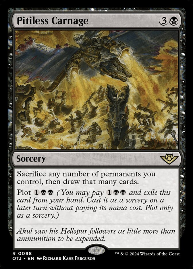 Carnificina Impiedosa / Pitiless Carnage - Magic: The Gathering - MoxLand