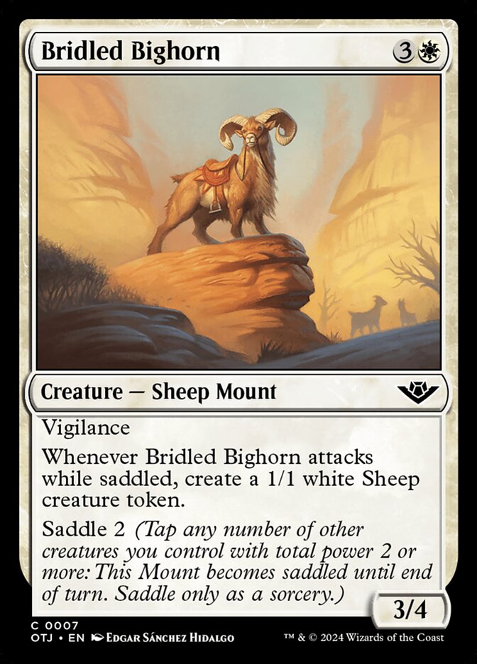Carneiro-selvagem Arreado / Bridled Bighorn - Magic: The Gathering - MoxLand