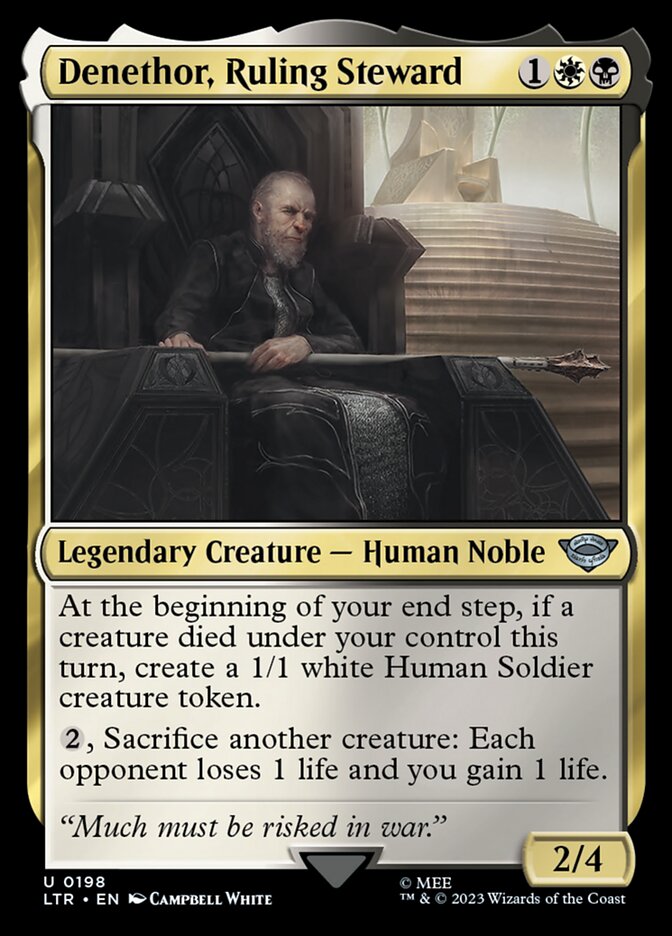 Denethor, Regente Governante / Denethor, Ruling Steward - Magic: The Gathering - MoxLand