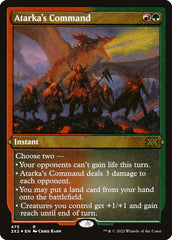 Comando de Atarka / Atarka's Command - Magic: The Gathering - MoxLand
